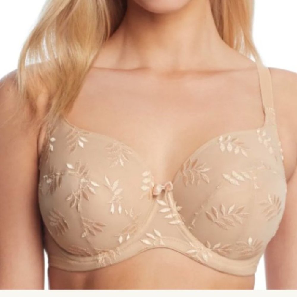 Panache 42FF (42H) Super Bra Tango Unlined Ubderwired Balconette Chia Beige